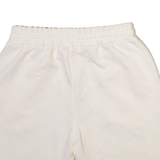 Mens Casual Shorts Cream Striped M W28