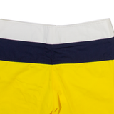 FILA Mens Casual Shorts Yellow Striped M W32