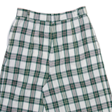 GARDEUR Womens Casual Shorts White Relaxed Check XS W26