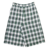 GARDEUR Womens Casual Shorts White Relaxed Check XS W26