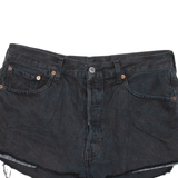 LEVI'S 501 Womens Denim Shorts Black M W32