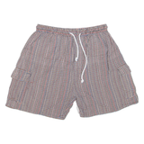DIESEL Mens Casual Shorts Brown Check L W30
