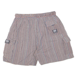 DIESEL Mens Casual Shorts Brown Check L W30