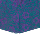 Mens Sports Shorts Purple Floral L W32