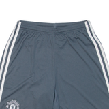 ADIDAS Manchester United Mens Sports Shorts Grey S W26