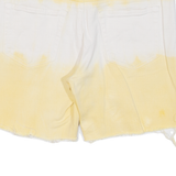 GR COLLECTION Womens Jorts Shorts Yellow UK 10 W26