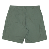 BIAGINI Mens Cargo Shorts Green L W36