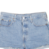 LEVI'S 501 BIG E Womens Denim Shorts Blue S W28