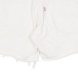 LEVI'S 501 CT Womens Jorts Shorts White XS W26