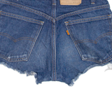 LEVI'S 205 05 0217 Orange Tag Womens Denim Shorts Blue M W30