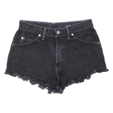 LEVI'S Womens Denim Shorts Black M W30