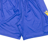 Football Mens Sports Shorts Blue M W26
