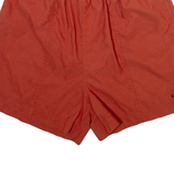REEBOK Mesh Lined Mens Swimming Shorts Orange Relaxed S W25