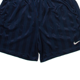 NIKE Mens Casual Shorts Blue Relaxed Striped L W30