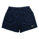 NIKE Mens Casual Shorts Blue Relaxed Striped L W30