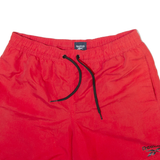 REEBOK Mens Swimming Shorts Red S W28