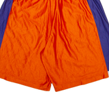 NIKE Mens Casual Shorts Orange Relaxed Colourblock M W26