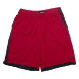 NIKE Mens Sports Shorts Maroon Relaxed XL W32