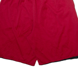 NIKE Mens Sports Shorts Maroon Relaxed XL W32