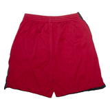 NIKE Mens Sports Shorts Maroon Relaxed XL W32