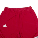 ADIDAS Mens Casual Shorts Red Relaxed L W28