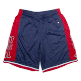 CHAMPION Mens Casual Shorts Blue Relaxed XL W33