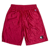 CHAMPION Mens Casual Shorts Red Relaxed XL W32