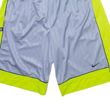 NIKE Mens Casual Shorts Blue Relaxed Striped M W28