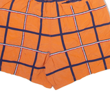 TOMMY HILFIGER Mens Swimming Shorts Orange Check L W29