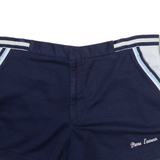 PIERRE L'AMOUR Womens Casual Shorts Blue XL W36