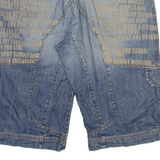 MOGUE Mens Denim Shorts Blue Relaxed M W34