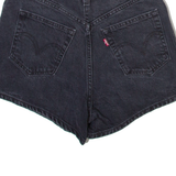 LEVI'S Womens Denim Shorts Grey XS W26