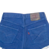 LEVI'S 501 Womens Denim Shorts Blue S W27