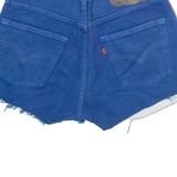 LEVI'S 501 Womens Denim Shorts Blue S W27