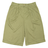 YARELL Womens Casual Shorts Green Relaxed UK 16 W29