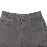 LEVI'S 701 Cut-Off Womens Denim Shorts Grey 90s S W27