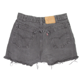 LEVI'S 701 Cut-Off Womens Denim Shorts Grey 90s S W27