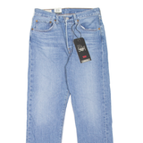 LEVI'S 501 BIG E Jeans Cropped Mens Blue Regular Straight Stone Wash W26 L28