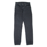 LEVI'S 511 Jeans Mens Black Skinny Straight W29 L32