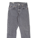 LEVI'S 501 BIG E Jeans Womens Grey Regular Straight W25 L26