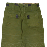 PLUG IN Mens Utility Shorts Green M W34