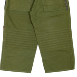 PLUG IN Mens Utility Shorts Green M W34