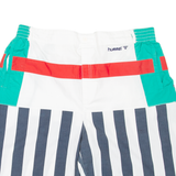 HUMMEL Womens Sports Shorts White 90s Colourblock 2XL W32
