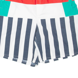 HUMMEL Womens Sports Shorts White 90s Colourblock 2XL W32