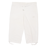 NIKE Womens Sports Shorts Cream Slim L W33