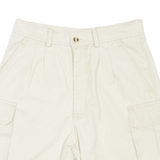 ERNEST & JOHN Mens Cargo Shorts Beige S W28
