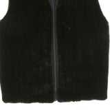 CITYLIFE Womens Black Outdoor Sleeveless Jacket XL Polyester Blend Woven Button