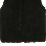 CITYLIFE Womens Black Outdoor Sleeveless Jacket XL Polyester Blend Woven Button