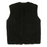 CITYLIFE Womens Black Outdoor Sleeveless Jacket XL Polyester Blend Woven Button