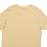 PUMA Mens Beige T-Shirt L Short Sleeve Crew Neck Cotton Blend Camouflage Print